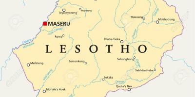 नक्शे के maseru लेसोथो