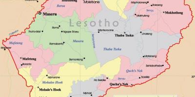 नक्शे के लेसोथो